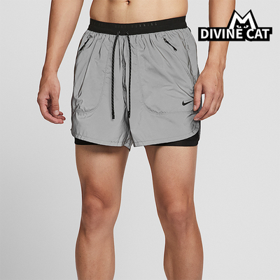 Nike/耐克正品2025男士耐穿二合一反光跑步透气短裤IM6268-010