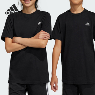 大童透气针织套头短袖 Adidas 款 2025夏季 HR6397 阿迪达斯正品