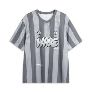 Flow联名系列男子速干宽松短袖 李宁正品 Jay T恤AHSVA07 韦德