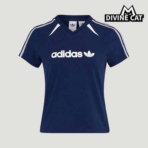 Adidas/阿迪达斯正品三叶草BLKTWT-SHIRT新款女经典短袖T恤KU4762