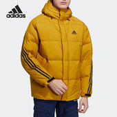 H20757 男子保暖防风连帽加厚羽绒服外套 Adidas 阿迪达斯正品
