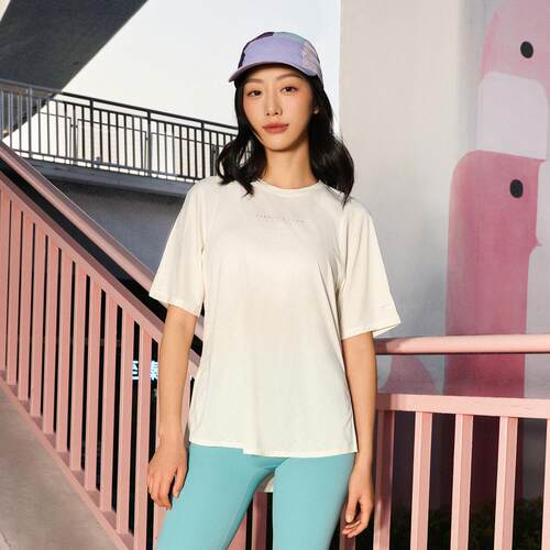 李宁正品2026夏款健身女子凉感速干针织圆领运动短袖T恤ATSV278