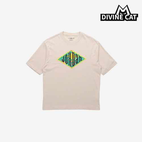 Nike/耐克正品JORDANSportDNA新款男燕麦色经典短袖T恤CN3114-140