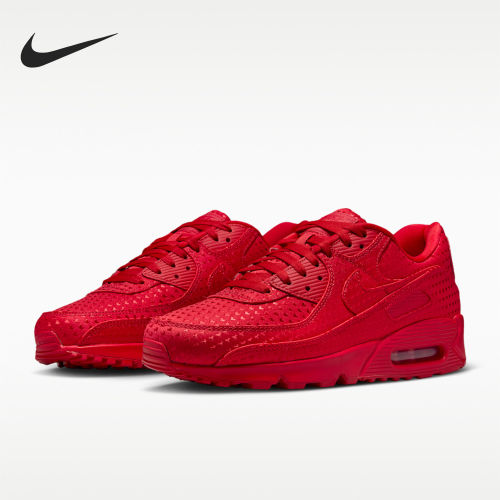 Nike耐克正品Air Max 90男减震舒适贴合系带刺绣跑步鞋IB6606-600