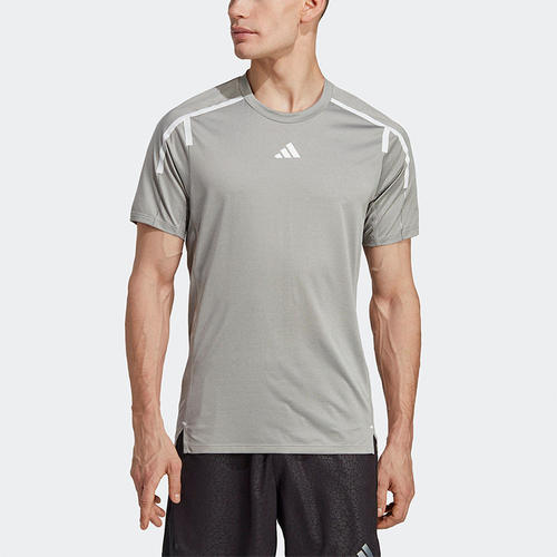 Adidas/阿迪达斯正品夏季新款休闲男子运动健身短袖T恤HS7508