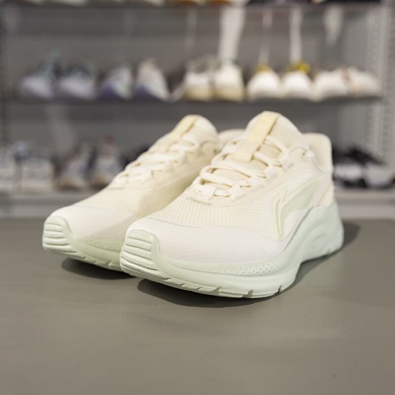 李宁正品2025新款流云女子时尚百搭厚底耐磨休闲慢跑鞋ARSV044-4