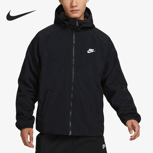 Nike/耐克正品秋冬男士加绒运动保暖宽松连帽外套FB8619-010