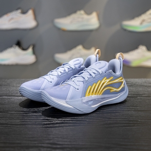 YKBV094 李宁正品 舒适运动缓震防滑篮球鞋 男大童时尚 2025新款