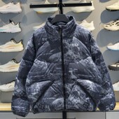 李宁正品 男子防泼水宽松保暖潮流连帽羽绒服AYMV541 冬季 新款