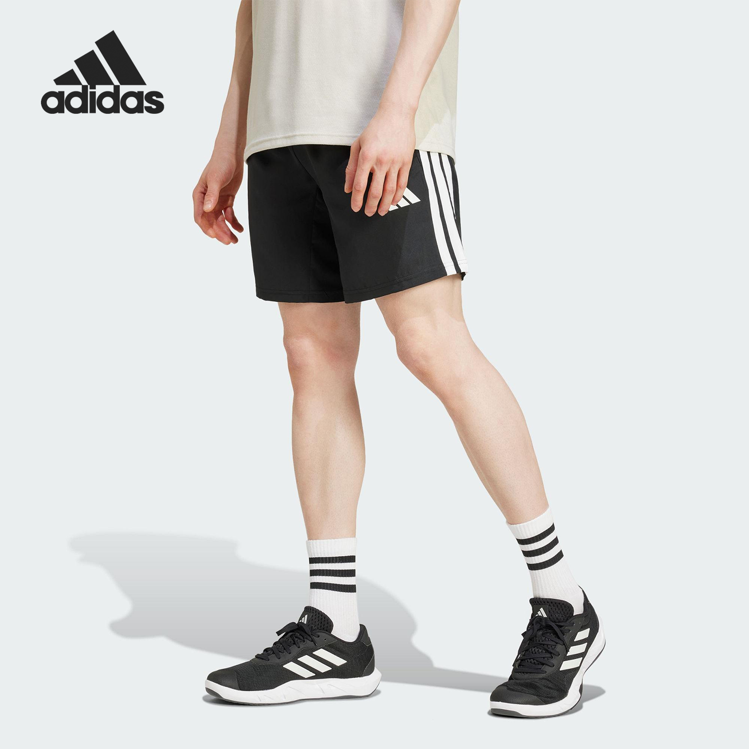 Adidas/阿迪达斯正品TR-ES STRE LS男士运动透气短裤JC7718