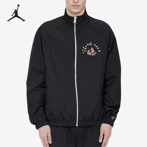 Nike耐克Jordan正品x Travis Scott男款拉链立领夹克DO4095-010