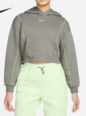 Nike/耐克正品当季新款女子运动短款外套卫衣 DM6360-029