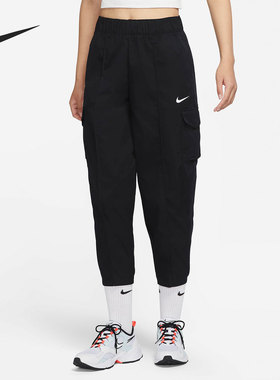 Nike/耐克正品当季新款高腰宽松运动休闲长裤DD5984-010