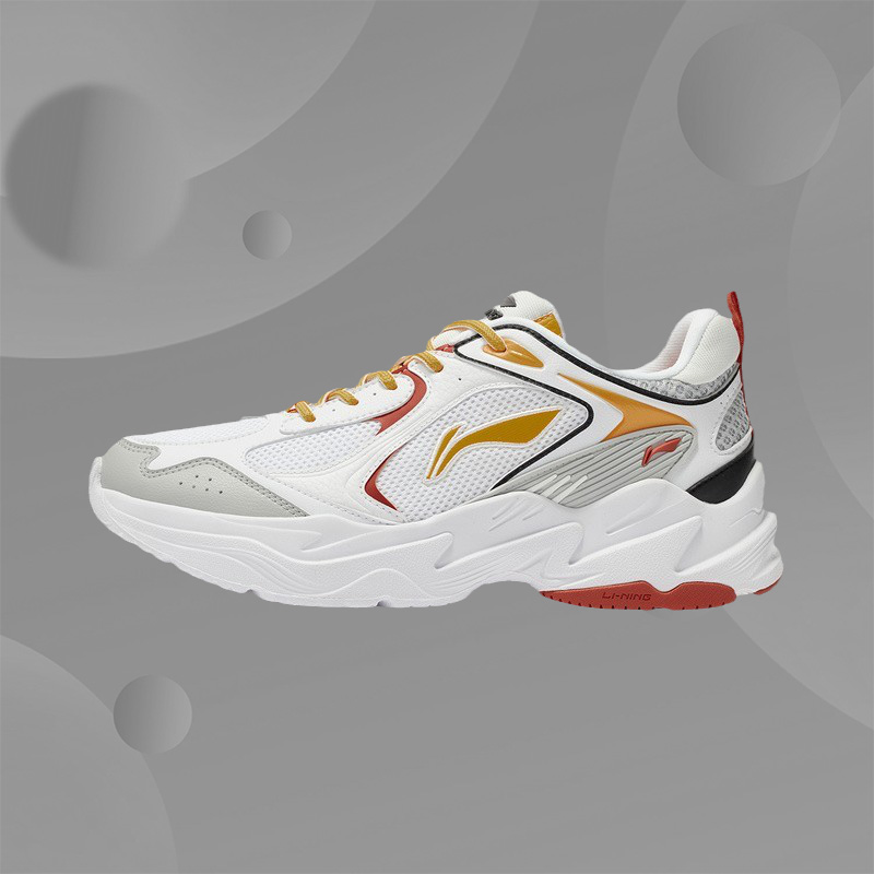 李宁正品男子春秋季新款跑鞋休闲减震复古运动跑步鞋ARLS013