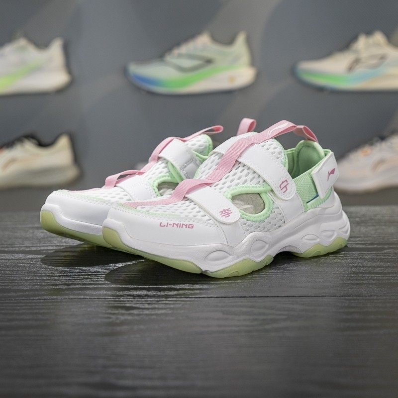 李宁正品运动生活系列男女大童轻便魔术贴低帮休闲鞋YKCS136-62,童鞋/婴儿鞋/亲子鞋,运动鞋,淘宝优惠券,粉丝福利购,淘宝优惠卷