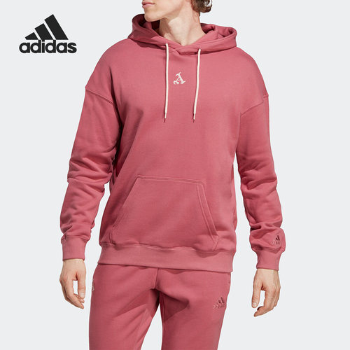 Adidas/阿迪达斯正品新年款足球男子休闲文化连帽卫衣HT4457