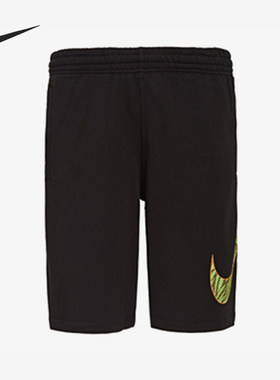 Nike/耐克正品新款男黑绿色训练轻盈速干运动短裤72783-010
