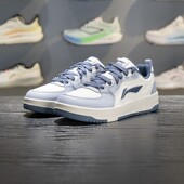 AGCV341 李宁正品 天迹SOFT男子防滑耐磨透气百搭运动低帮板鞋