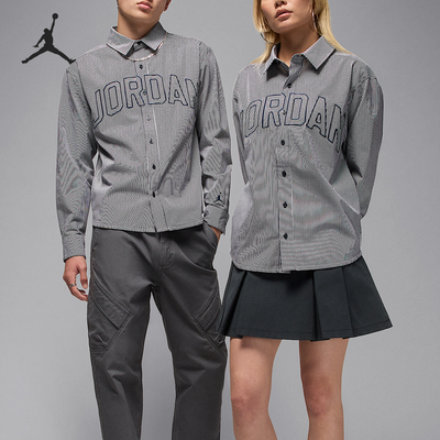 Nike/耐克正品JORDAN男士梭织翻领宽松休闲衬衫IB0318-451
