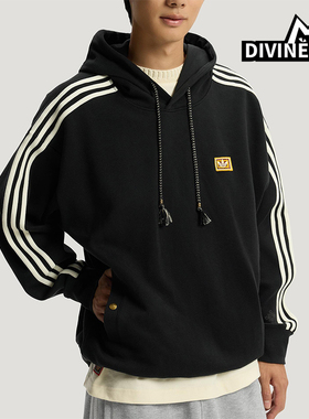 Adidas/阿迪达斯正品三叶草男士运动新年款双面长袖卫衣KT0645