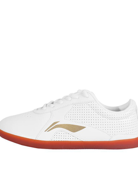 李宁正品太极武术练功男女同款耐磨透气低帮运动训练鞋ADBL001-1