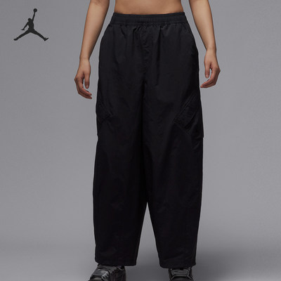 Nike/耐克正品JORDAN女士宽松休闲梭织收口长裤HM6145-010