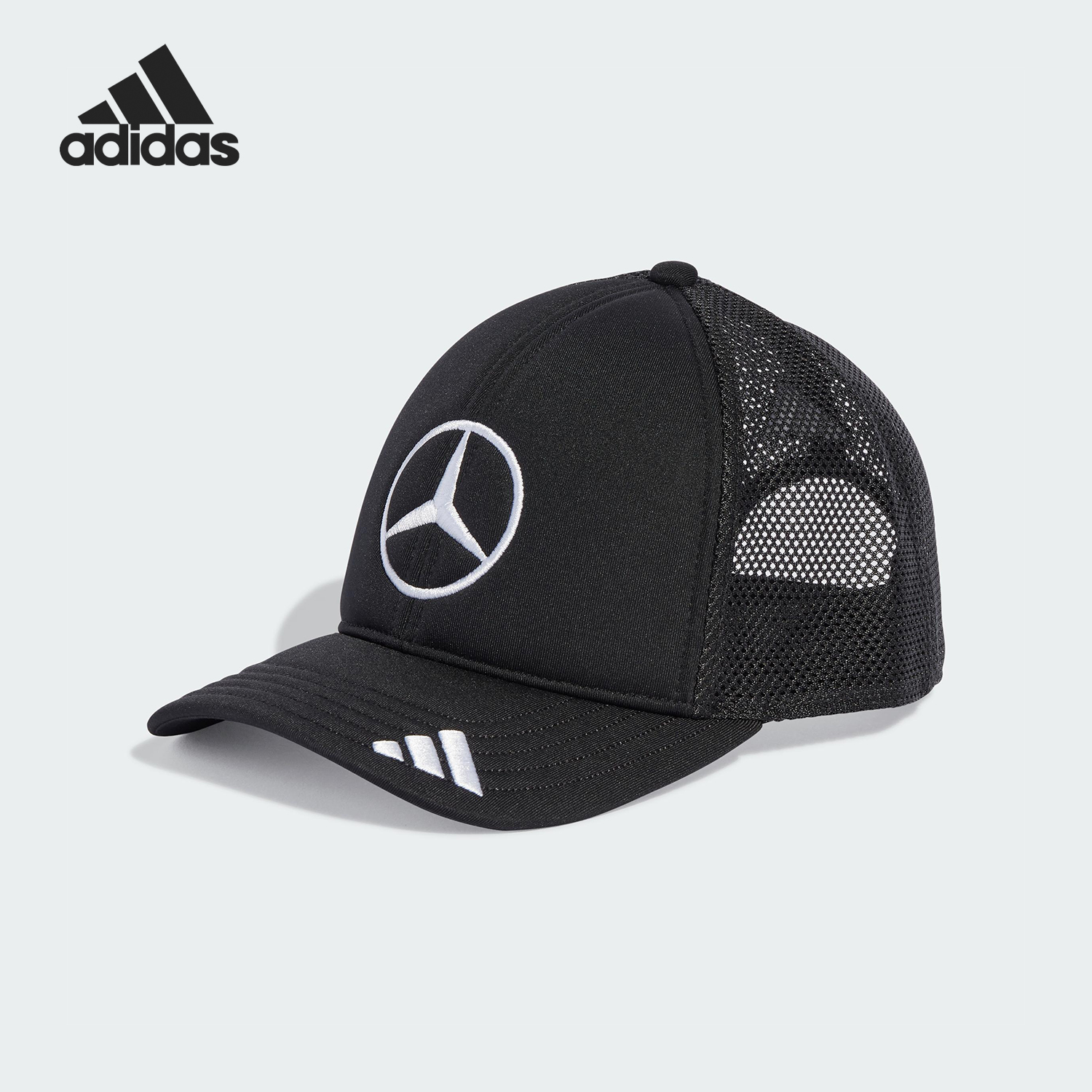 Adidas/阿迪达斯正品2025新款男女儿童透气休闲遮阳帽JX1418