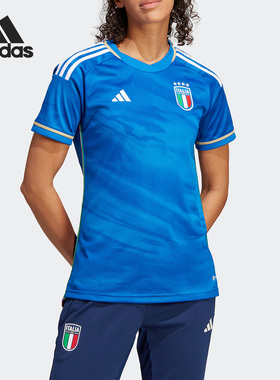 Adidas/阿迪达斯正品春季女子球迷版主场足球球衣短袖HT1613