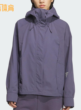 Adidas/阿迪达斯正品FOS W WVN JKT女士宽松保暖梭织外套KS0067