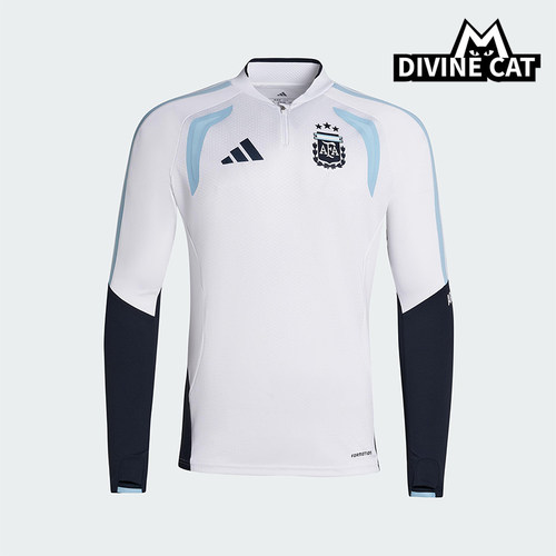 Adidas/阿迪达斯正品2025冬季款男士套头立领拼接足球上衣JZ5969
