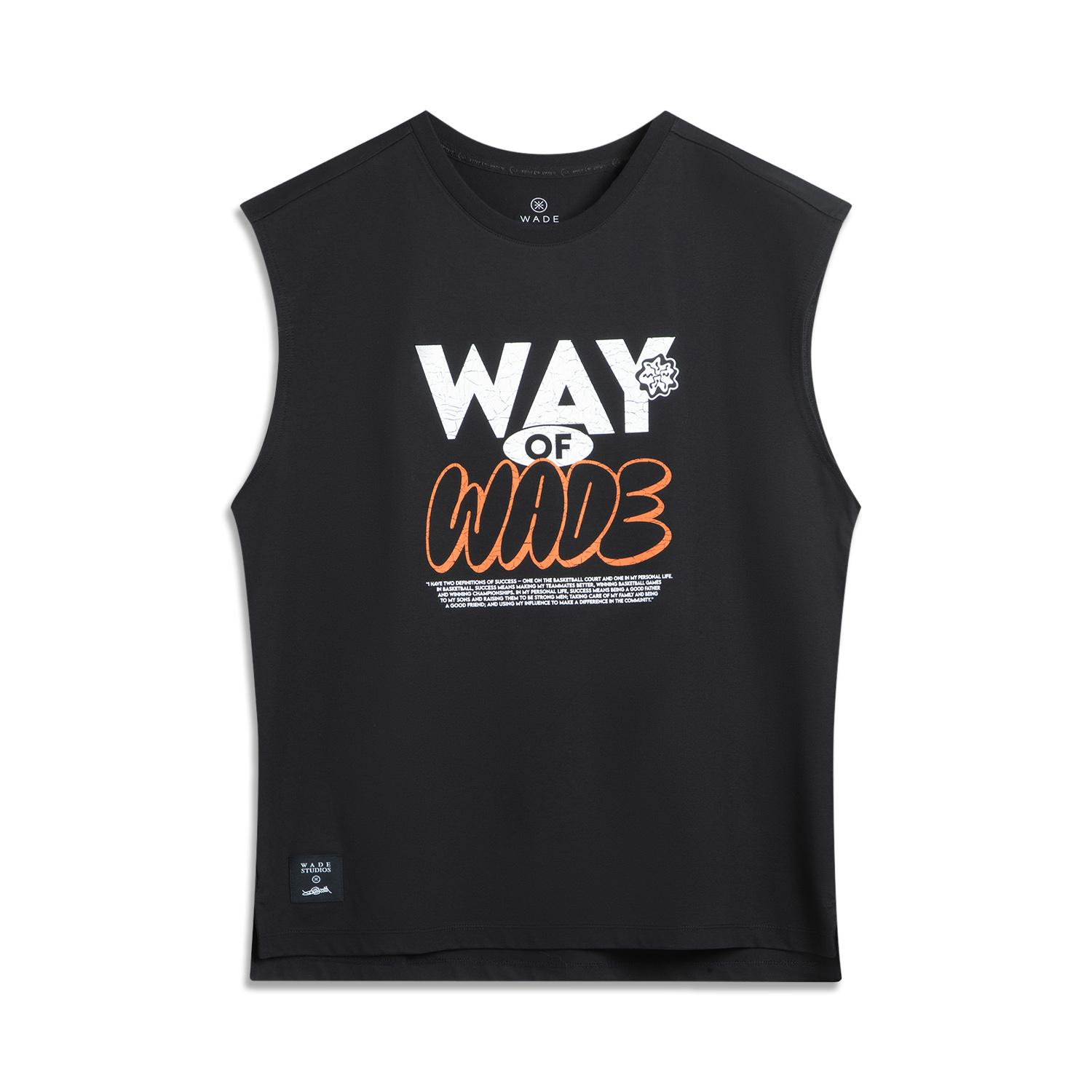 李宁正品韦德 x Jay Flow联名系列男子冰感吸湿排汗背心AVSV17