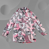 女儿童加厚保暖中长款 棉衣冬季 棉衣带帽棉袄YFMP002 童装 李宁正品