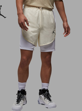 Nike/耐克正品JORDAN男士系带经典透气运动短裤DZ0574-110