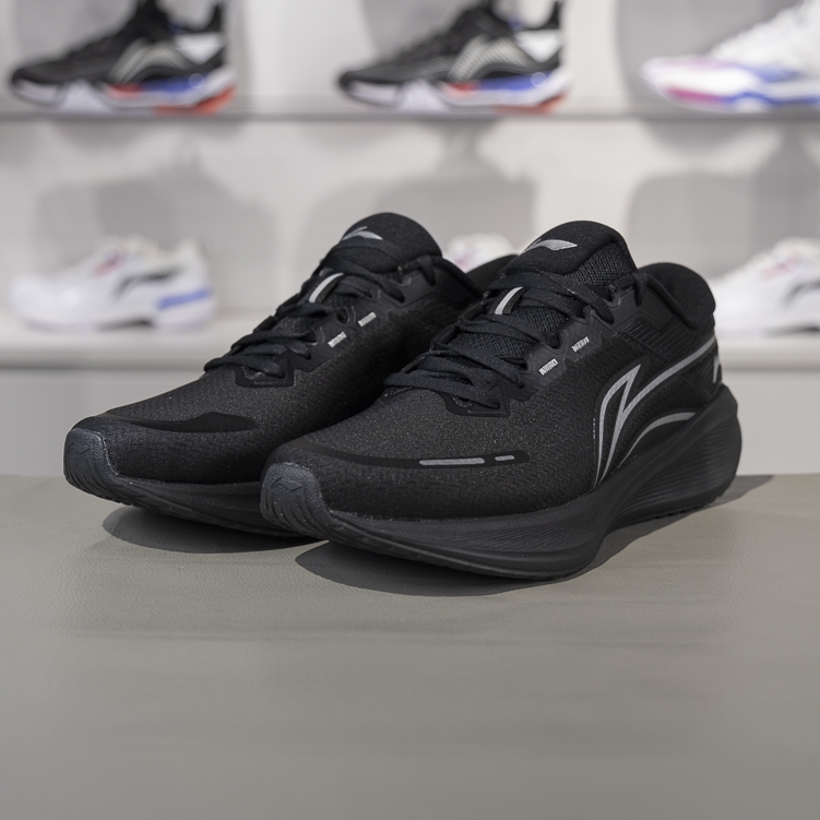 李宁正品吾适lite V2男子轻便透气低帮耐磨休闲慢跑鞋ARST053-1