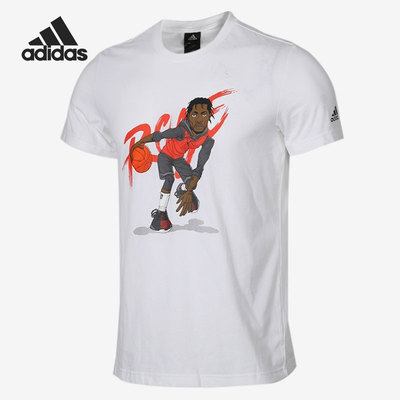 Adidas/阿迪达斯正品男子卡通印花运动篮球短袖T恤 CW9195