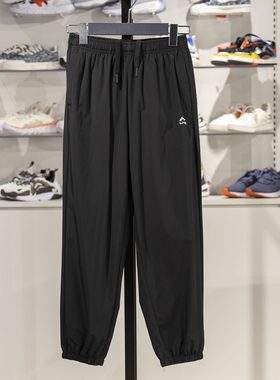 李宁正品2025新款男女小大童宽松凉爽透气运动束脚卫裤YYKV129-1