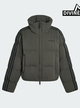 Adidas/阿迪达斯正品ESS HERR PUFF女士保暖复古休闲羽绒服KG4910