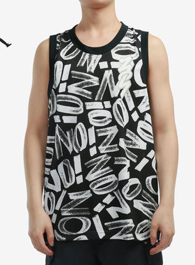 Nike/耐克正品 夏季新款男子印花球衣透气网眼运动T恤DH0595-010