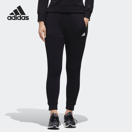 Adidas/阿迪达斯正品MH FT PT女士束脚经典针织长裤GF0158
