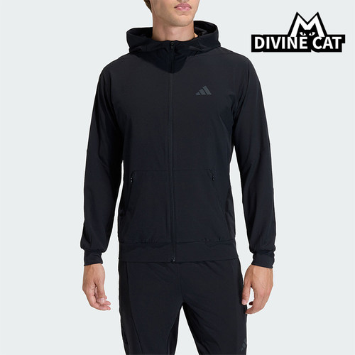 Adidas/阿迪达斯正品春秋男士休闲训练运动连帽夹克外套KA4821