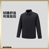 李宁正品 金标系列男子防泼水运动休闲舒适保暖翻领棉服AJMW061