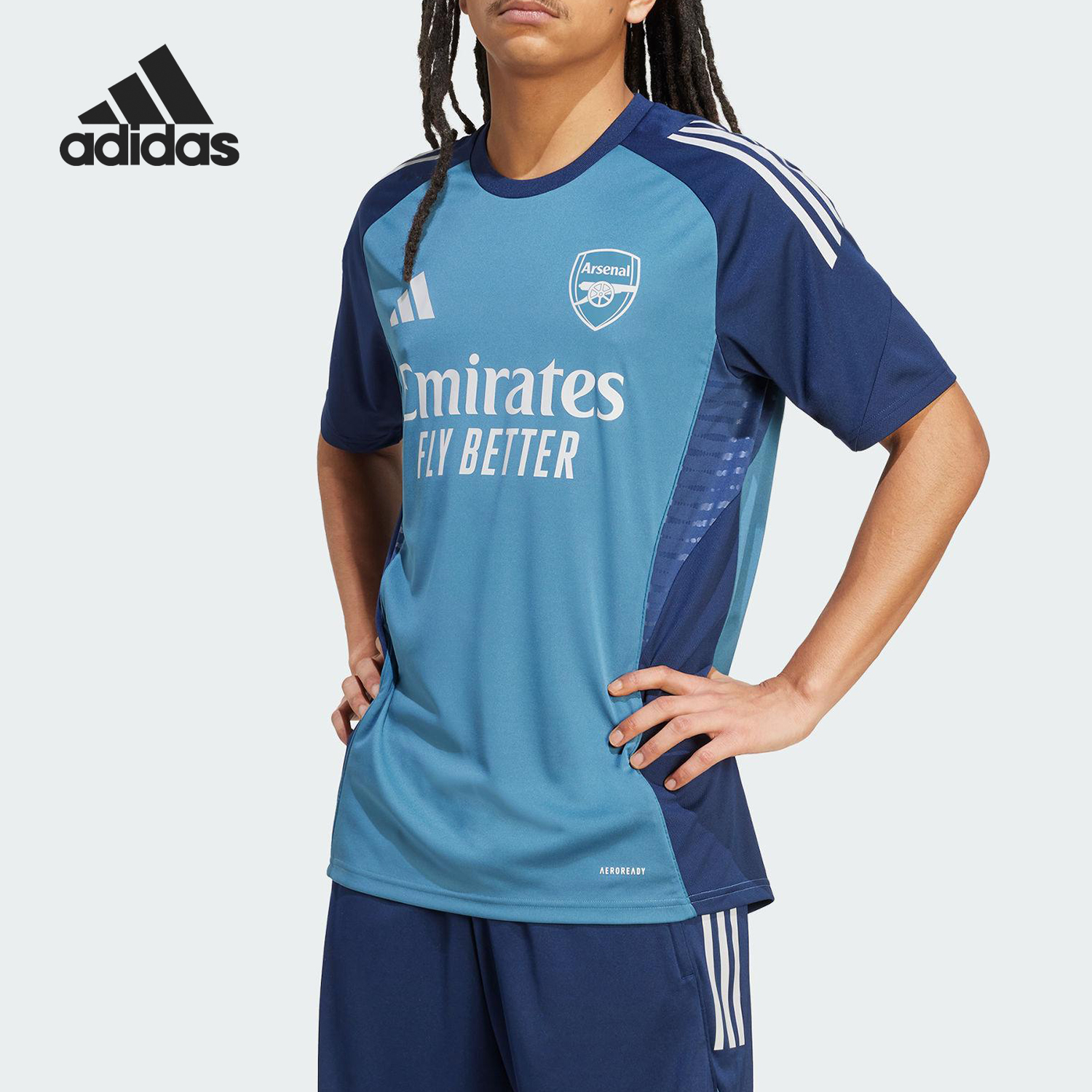 Adidas/阿迪达斯正品2025夏季款男士修身透气运动短袖JJ1788