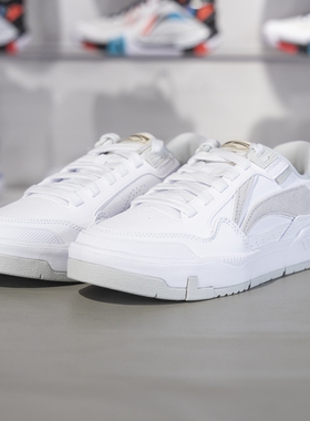 李宁正品COMMON 80s女子舒适软弹经典百搭运动休闲板鞋AGCU158-1