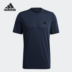 男子运动休闲套头短袖 新款 T恤GT5556 阿迪达斯正品 Adidas