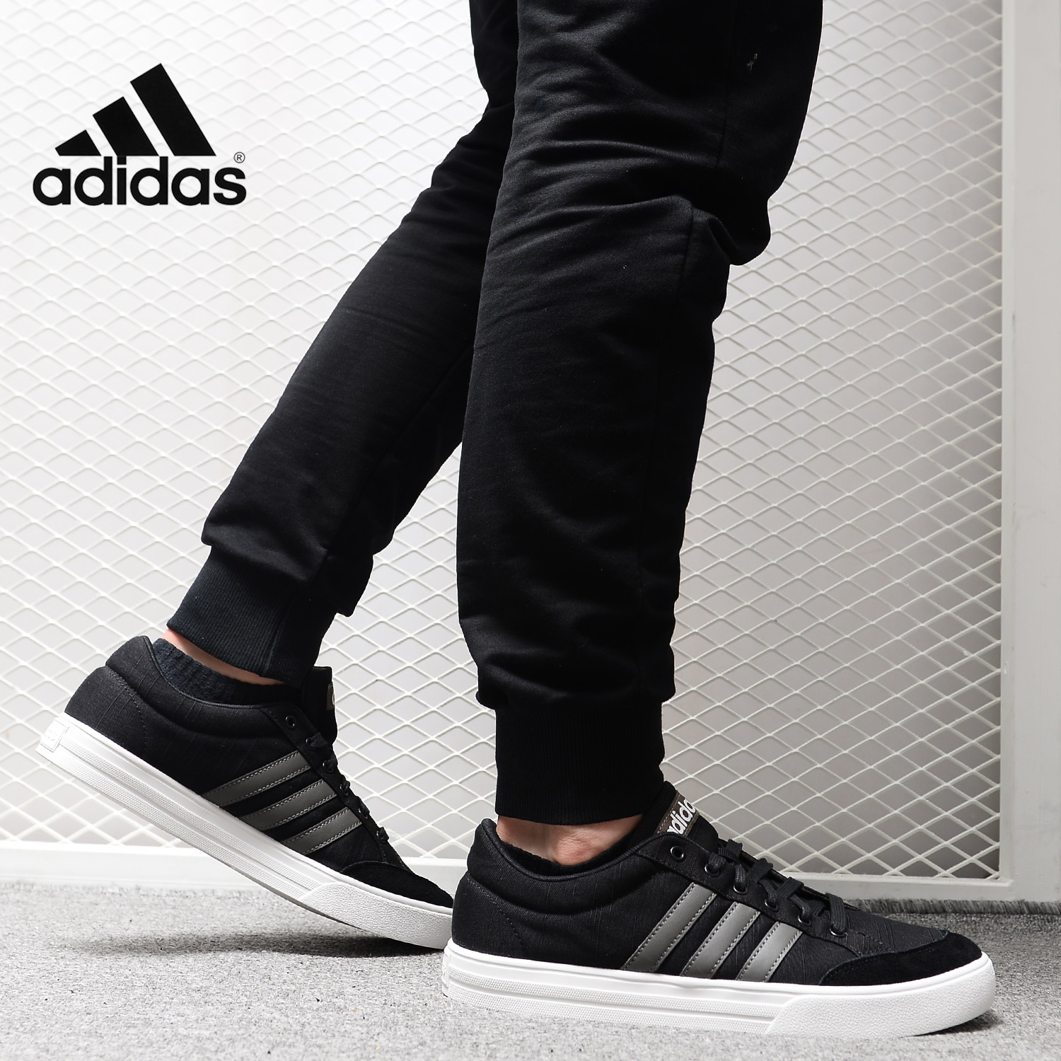 Adidas/阿迪达斯正品VS SET 男女同款运动休闲板鞋 DB0092