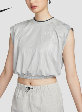 Nike/耐克正品当季新款女士休闲透气梭织运动短袖FV7550-014