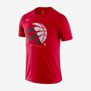 Nike耐克NBA猛龙队男Dri-Fit圆领休闲运动短袖T恤AT0450-657
