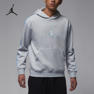 Nike/耐克正品JORDAN男士针织加绒连帽套头卫衣FN6353-043