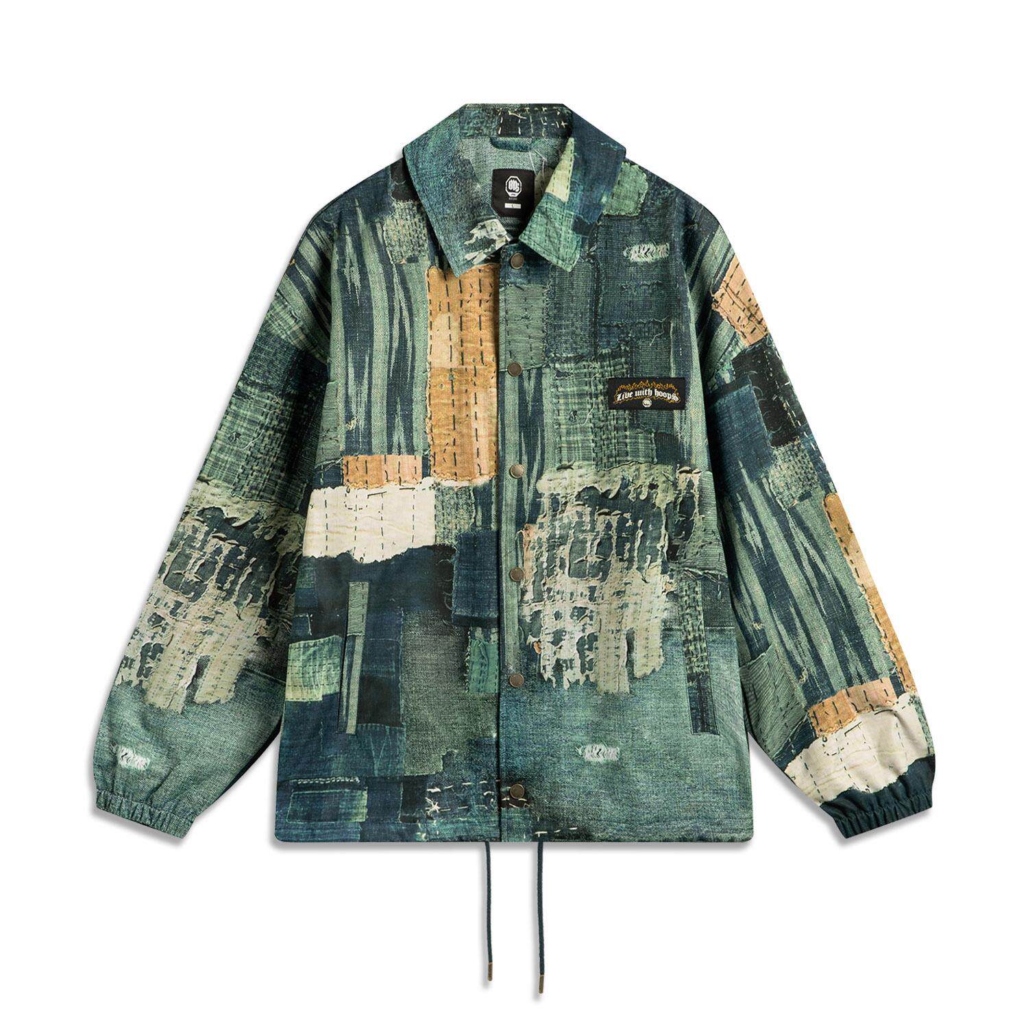 李宁正品反伍BADFIVE男子宽松休闲运动训练翻领夹克外套AFDV199