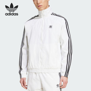 Adidas/阿迪达斯正品三叶草男士梭织立领休闲日常外套JY1328